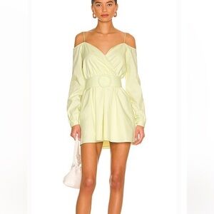 Lime green, size medium mini dress